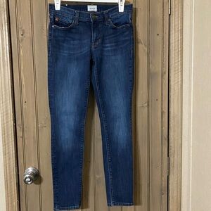Hudson Jeans Womens 26 Krista Ankle Super Skinny Blue Stretch Flex Mid Rise